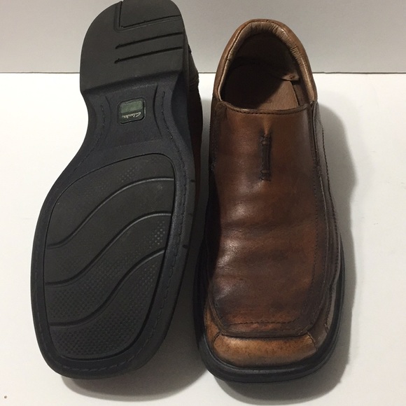 Men’s leather slip on dress shoes by Clark’s 11.5 main image 6